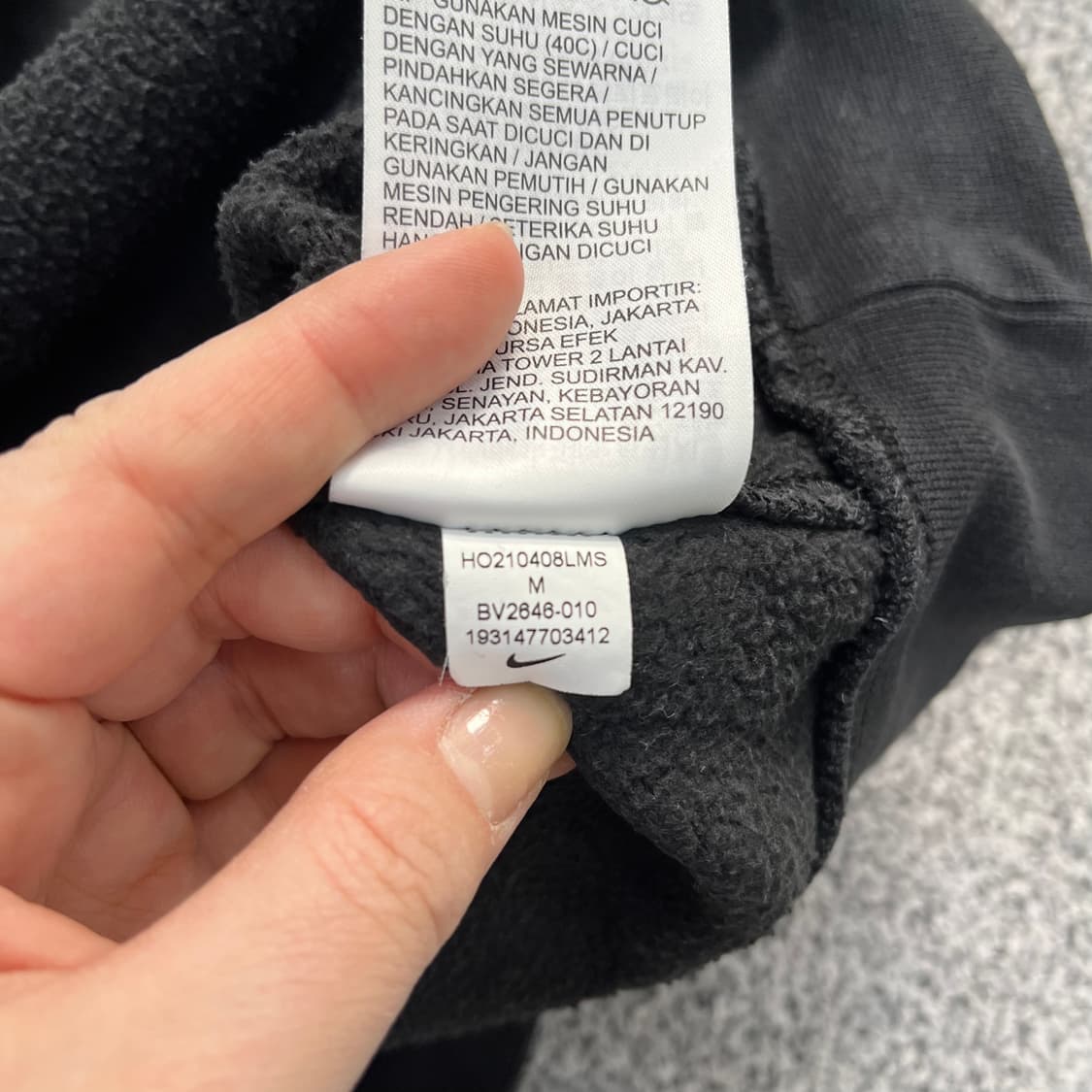 M 나이키 스우시 후드 집업 0408M 상품이미지4