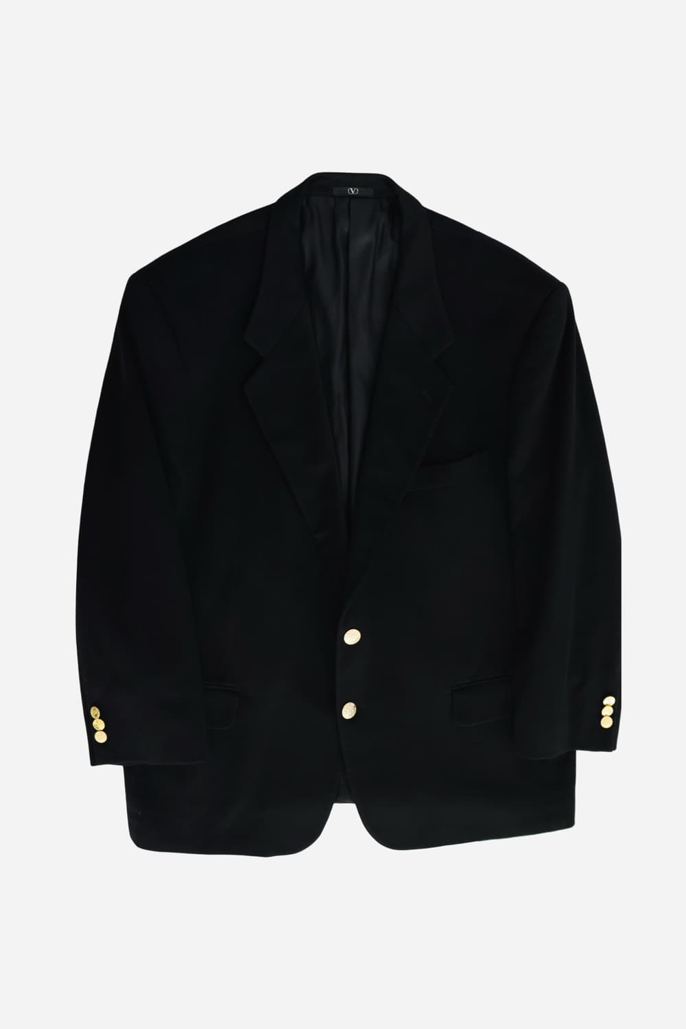 Valentino Cashmere Gold Button Blazer 상품이미지1
