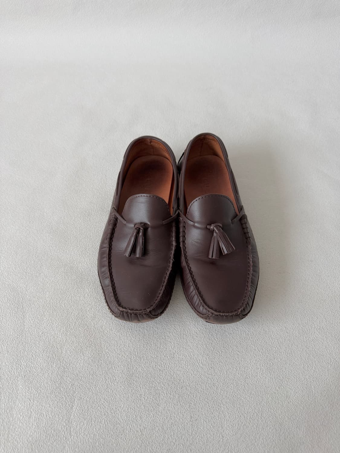 [270]쿠에른(CUEREN) 레더 테슬 드라이빙 로퍼 상품이미지2