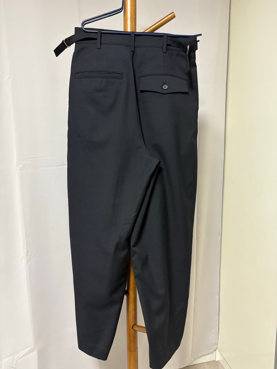 아트이프액츠 Wool Side Two Tuck Pants_ Black 상품이미지3