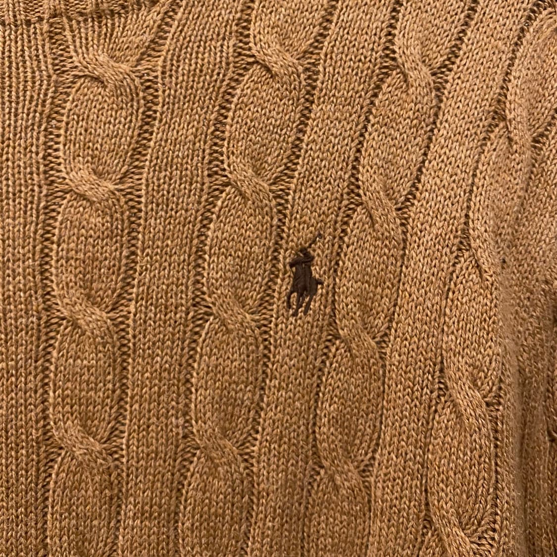 폴로 랄프로렌 신형 케이블 니트 카멜베이지 상품이미지4
