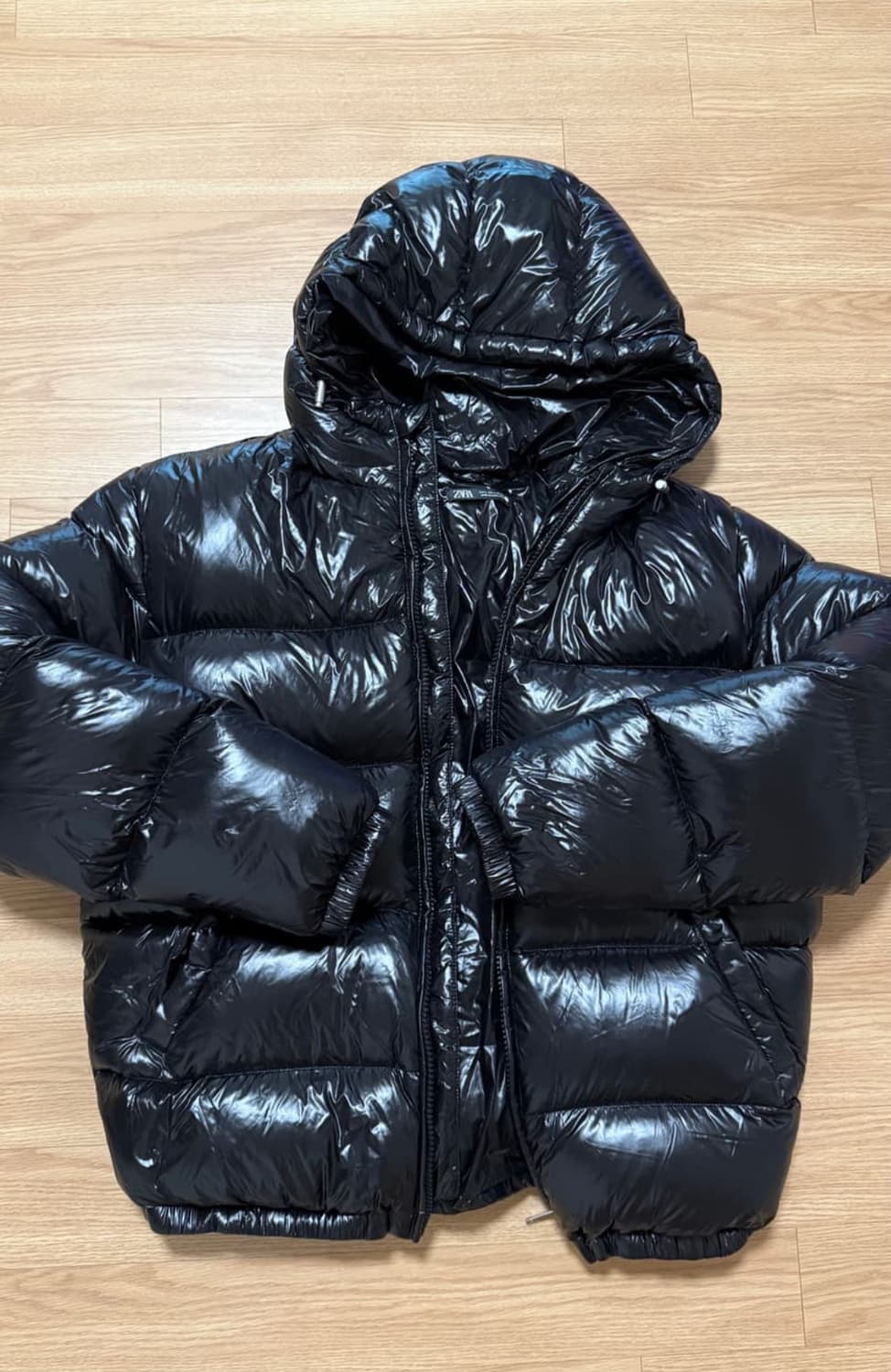 자라 푸퍼 유광 패딩 상품이미지2