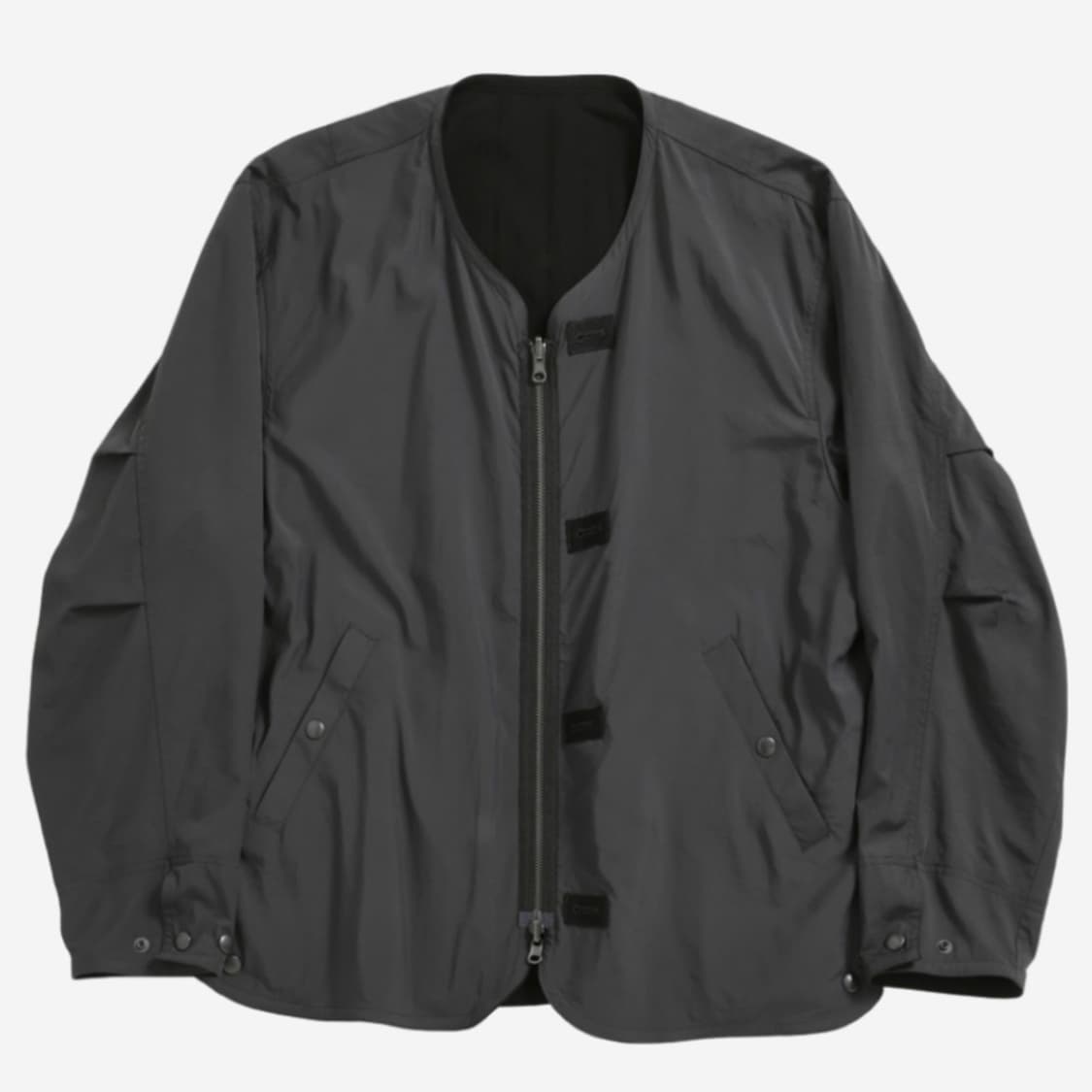 Reversible Lining Jacket Charcoal/Black 상품이미지2