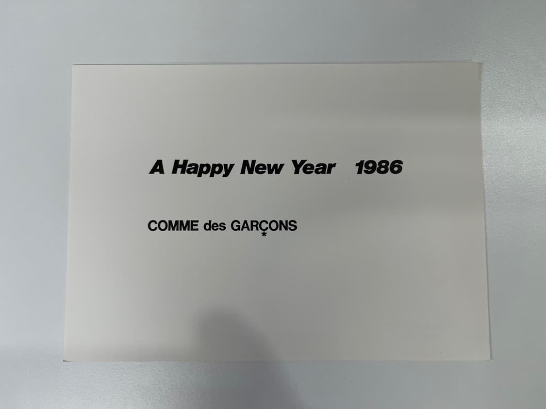 꼼데가르송 COMME des GARCONS 아트 포토 AD1986 상품이미지2
