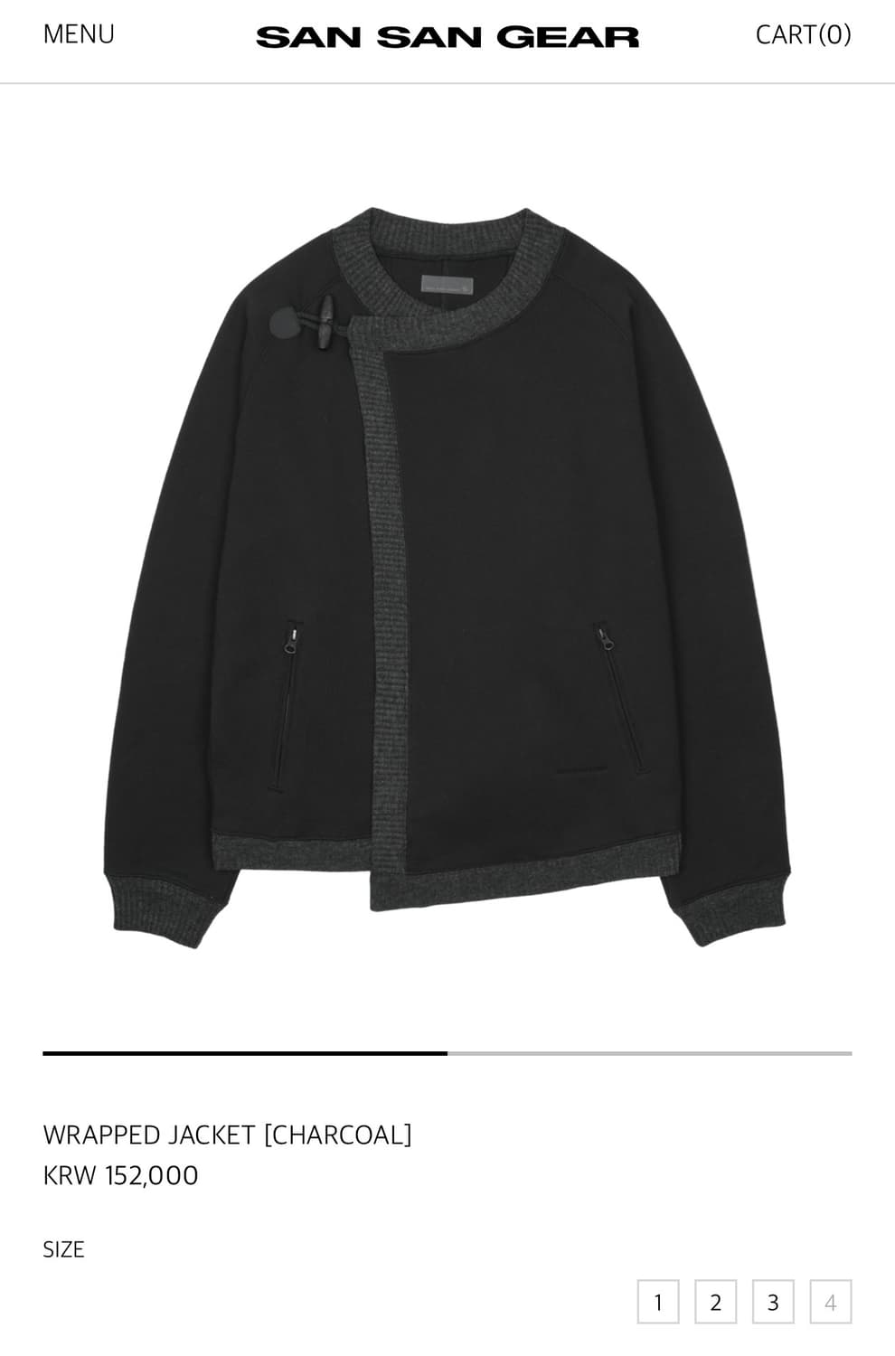 sansangear 산산기어 wrapped jacket  상품이미지1