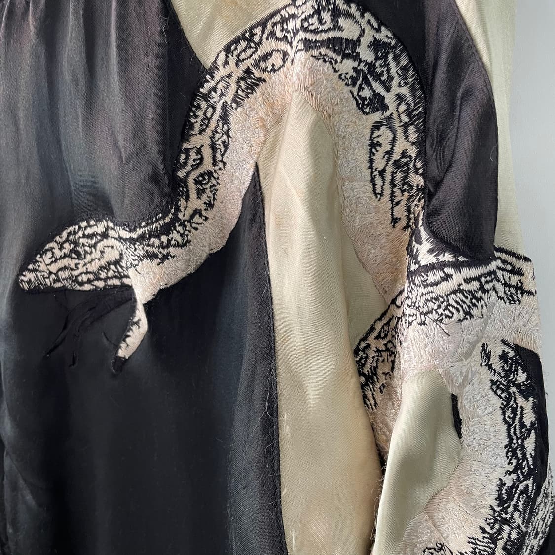 야스 유키 이시이 레이온 자수 스카잔 상품이미지5