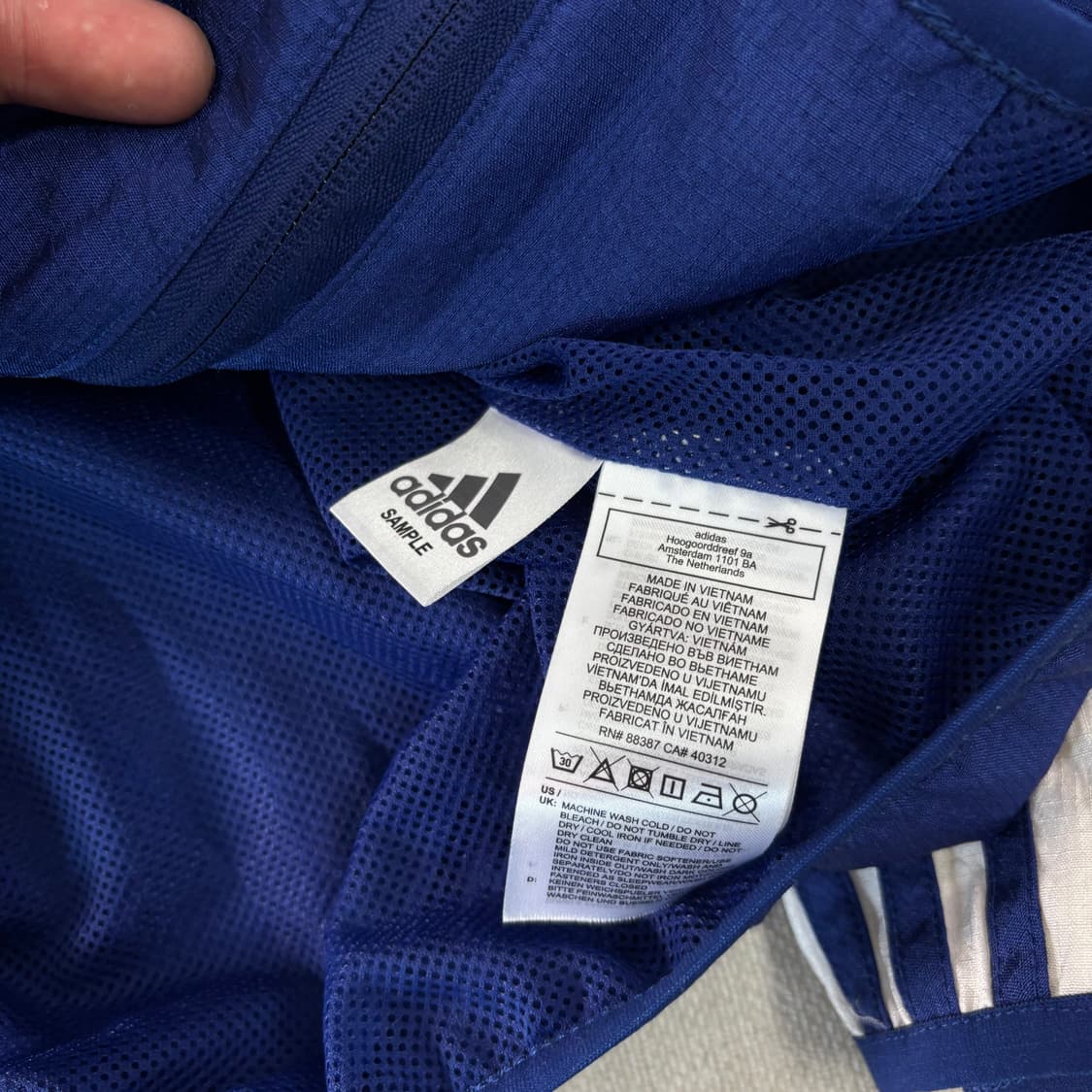 100 아디다스 유벤투스 우븐 나일론 자켓   상품이미지5