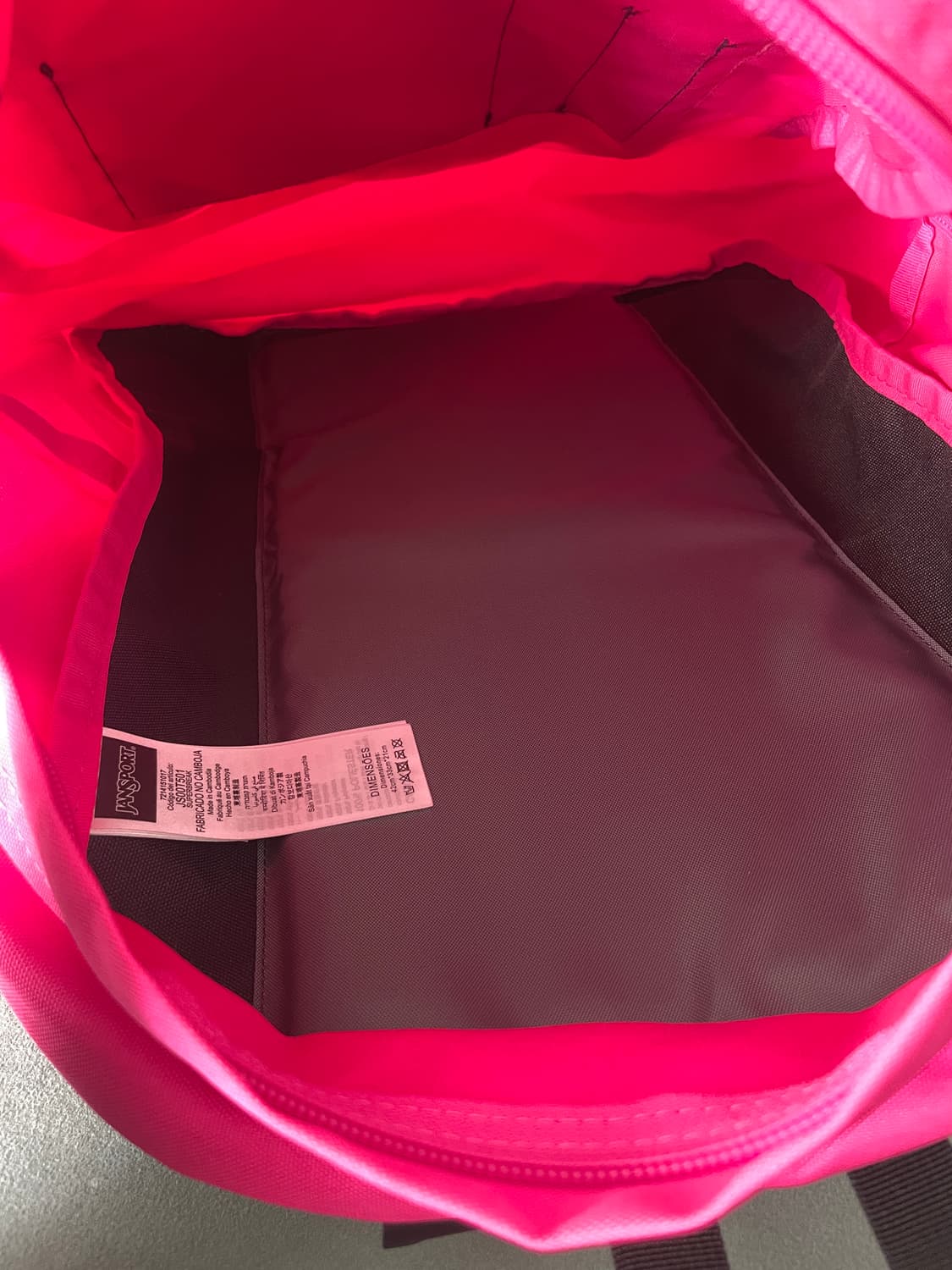 잔스포츠 슈퍼브레이크 울트라 핑크 백팩 상품이미지4
