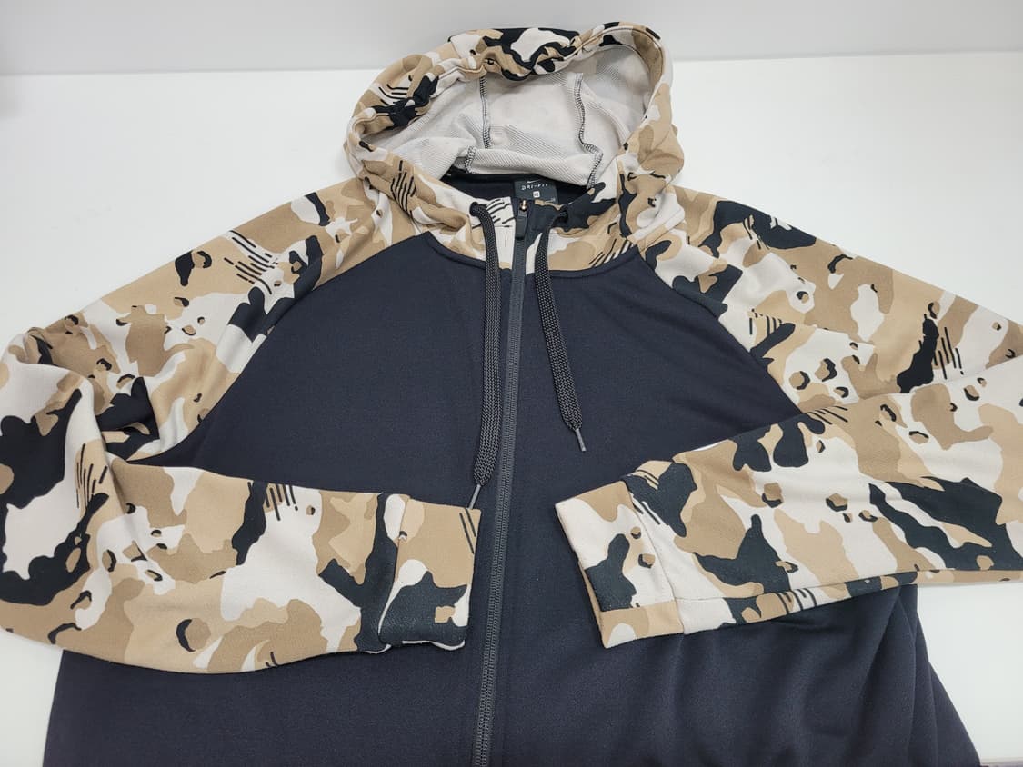 NIKE 나이키 드라이핏 플리스 카모 집업 후드 / 남 XL (105)
 상품이미지4