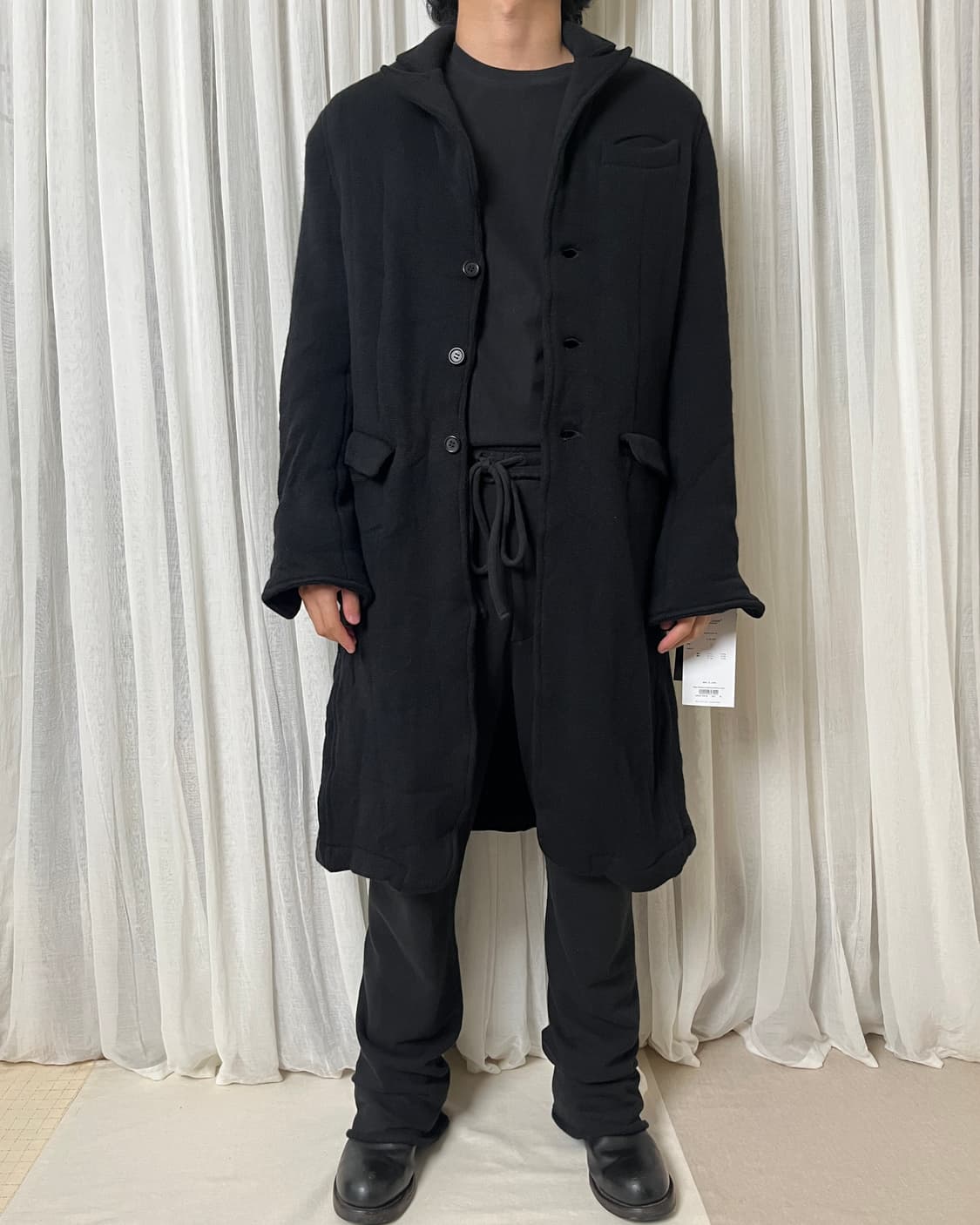 언더커버 19aw 축융 울 니트 코트 undercover 시계테엽오렌지 상품이미지9