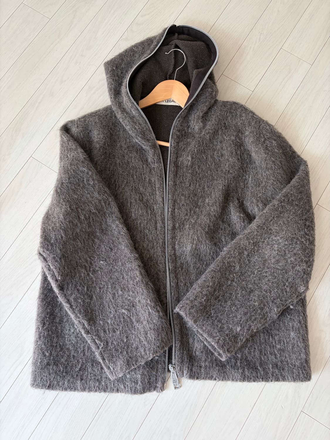 아워레가시 모헤어 풀집 후드 상품이미지1