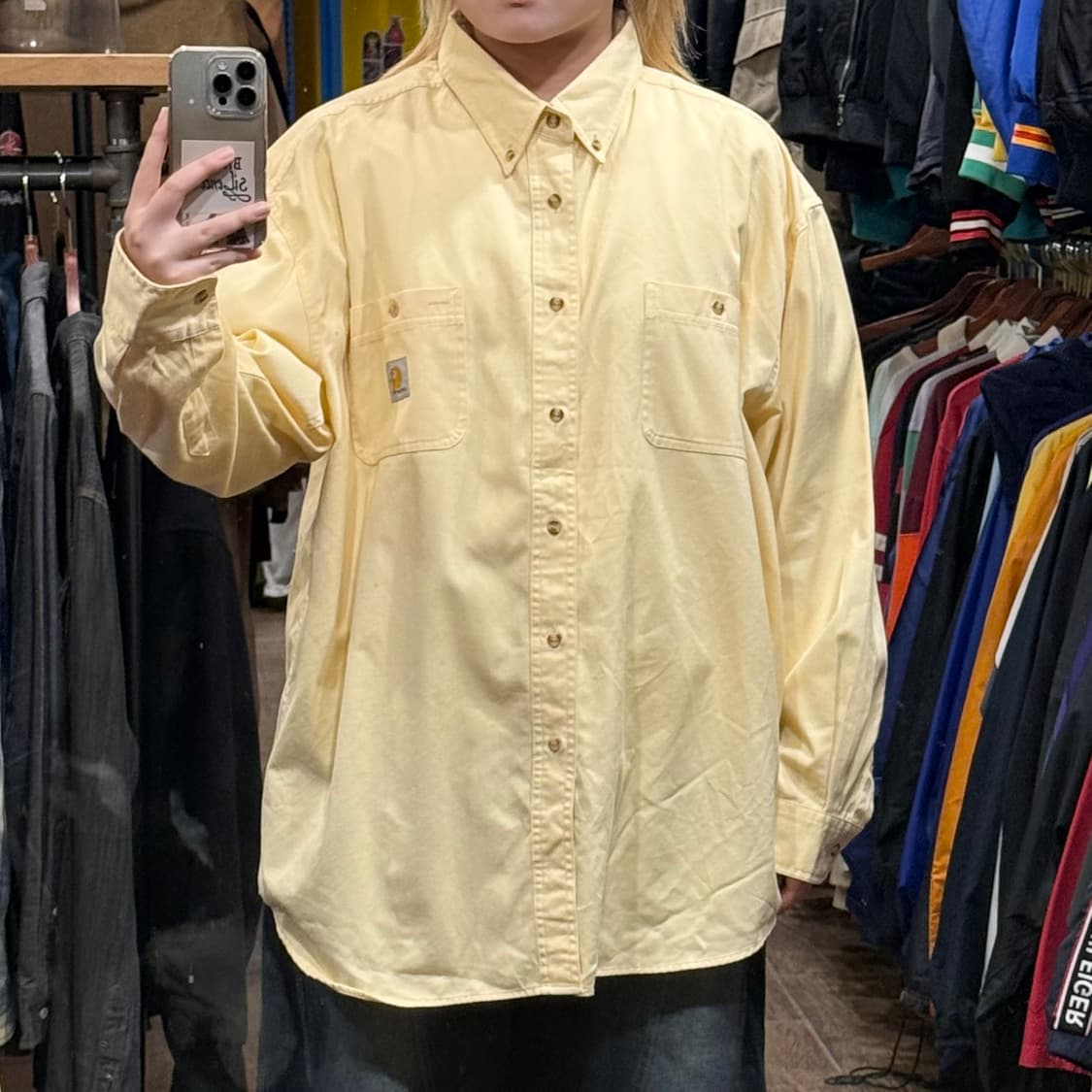 [HI] 칼하트 긴팔셔츠 옐로우  상품이미지2