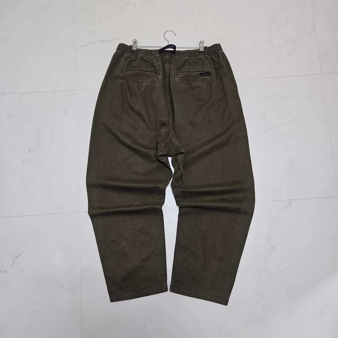 L 그라미치 루즈테이퍼드 팬츠 올리브 카키 상품이미지3