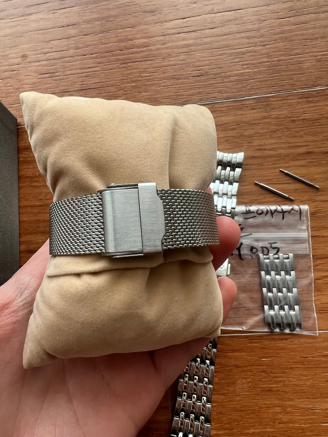 세이코 프레사지 오픈하트 오토매틱 백판 블루핸즈 34mm 남녀공용 상품이미지6