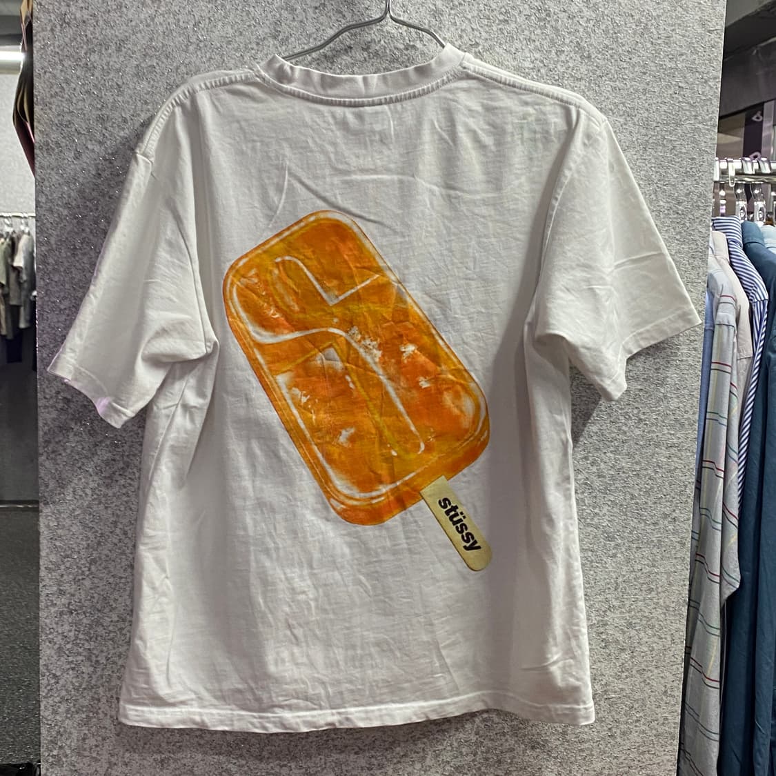 스투시 팝시클 화이트 반팔티 B4242 상품이미지4