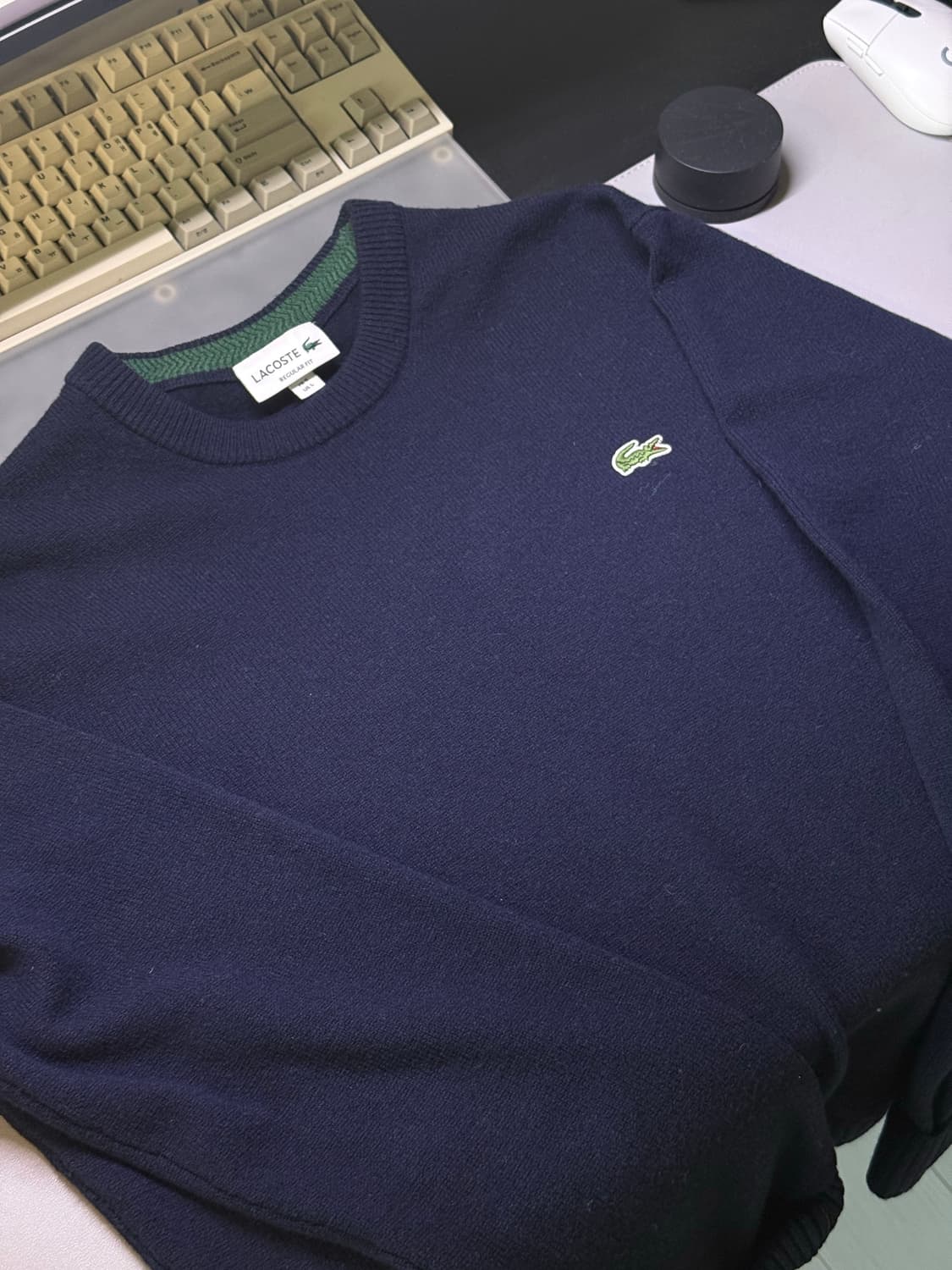 라코스테 네이비 니트 L사이즈 상품이미지1