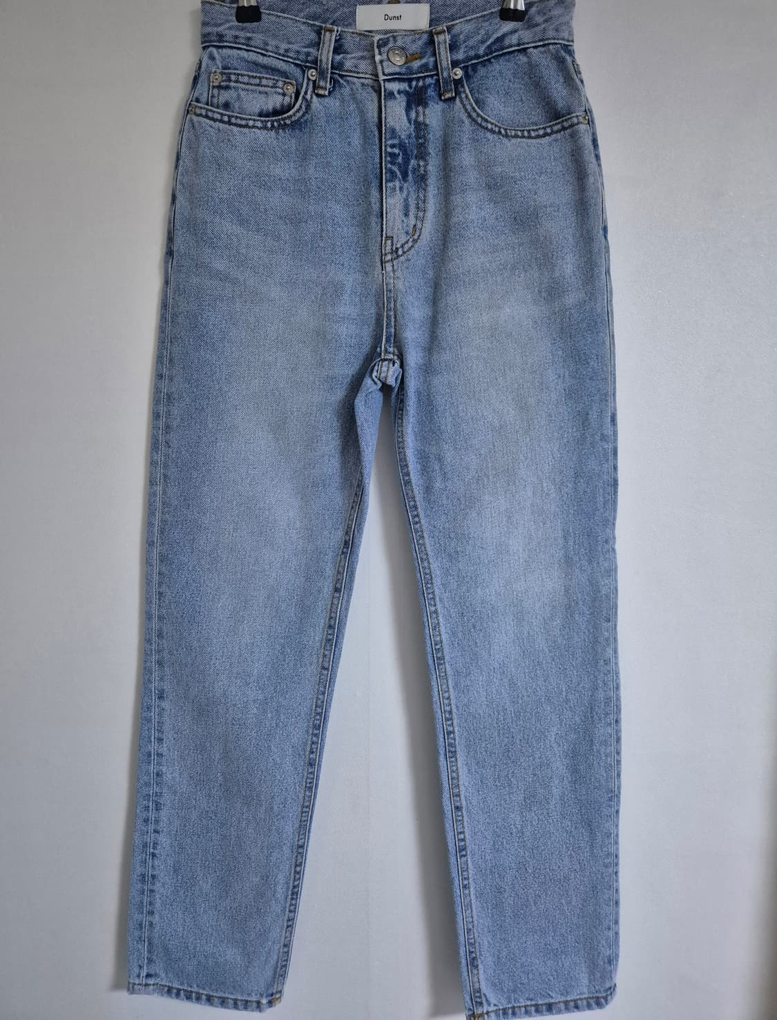 던스트 에센셜 스트레이트진 라이트블루 상품이미지3