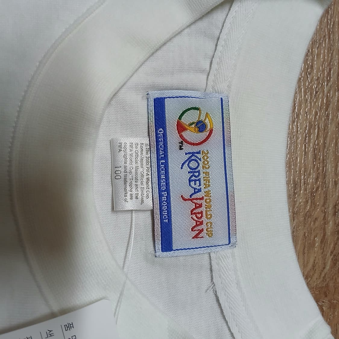 택붙은 미사용 2002 한일월드컵 기념 대진표 반팔티 오버핏 상품이미지6