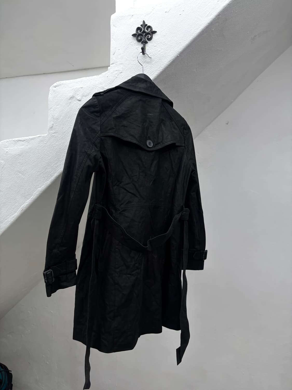 Cow-hide rock mood leather coat 상품이미지5