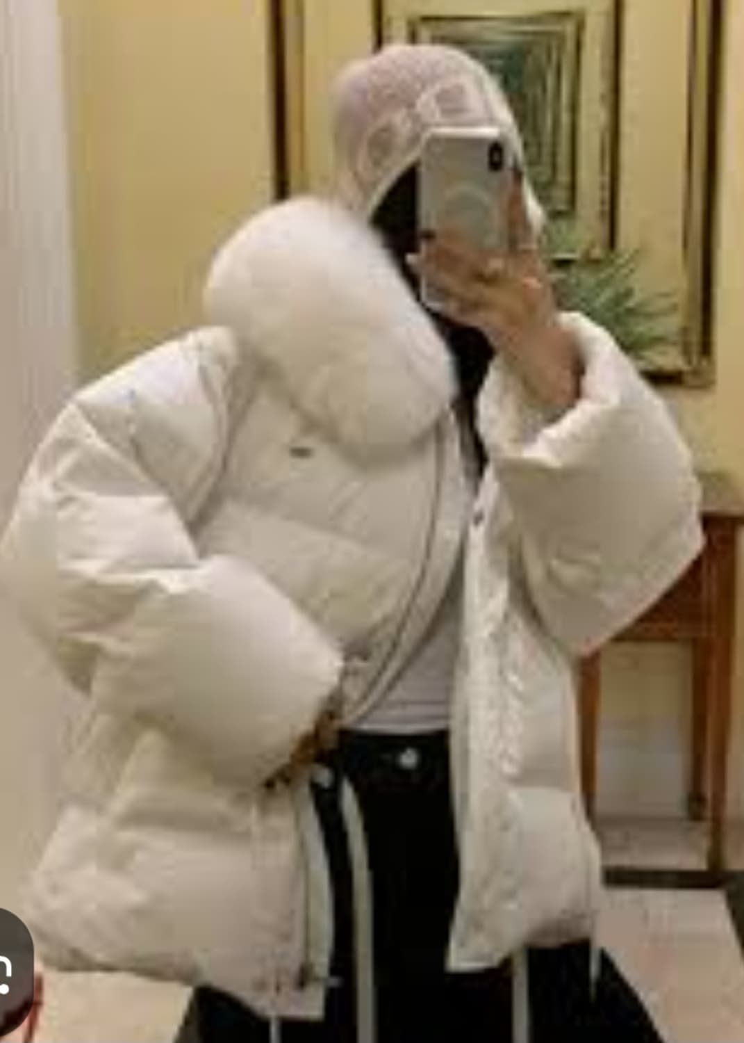 레브시티 로고 폭스 패딩  상품이미지2