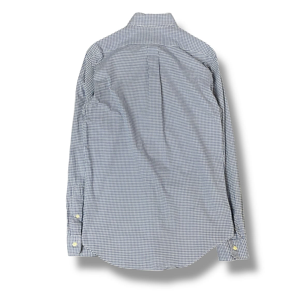 폴로랄프로렌 버건디 로고 블루 깅엄 체크 버튼다운 셔츠 상품이미지2