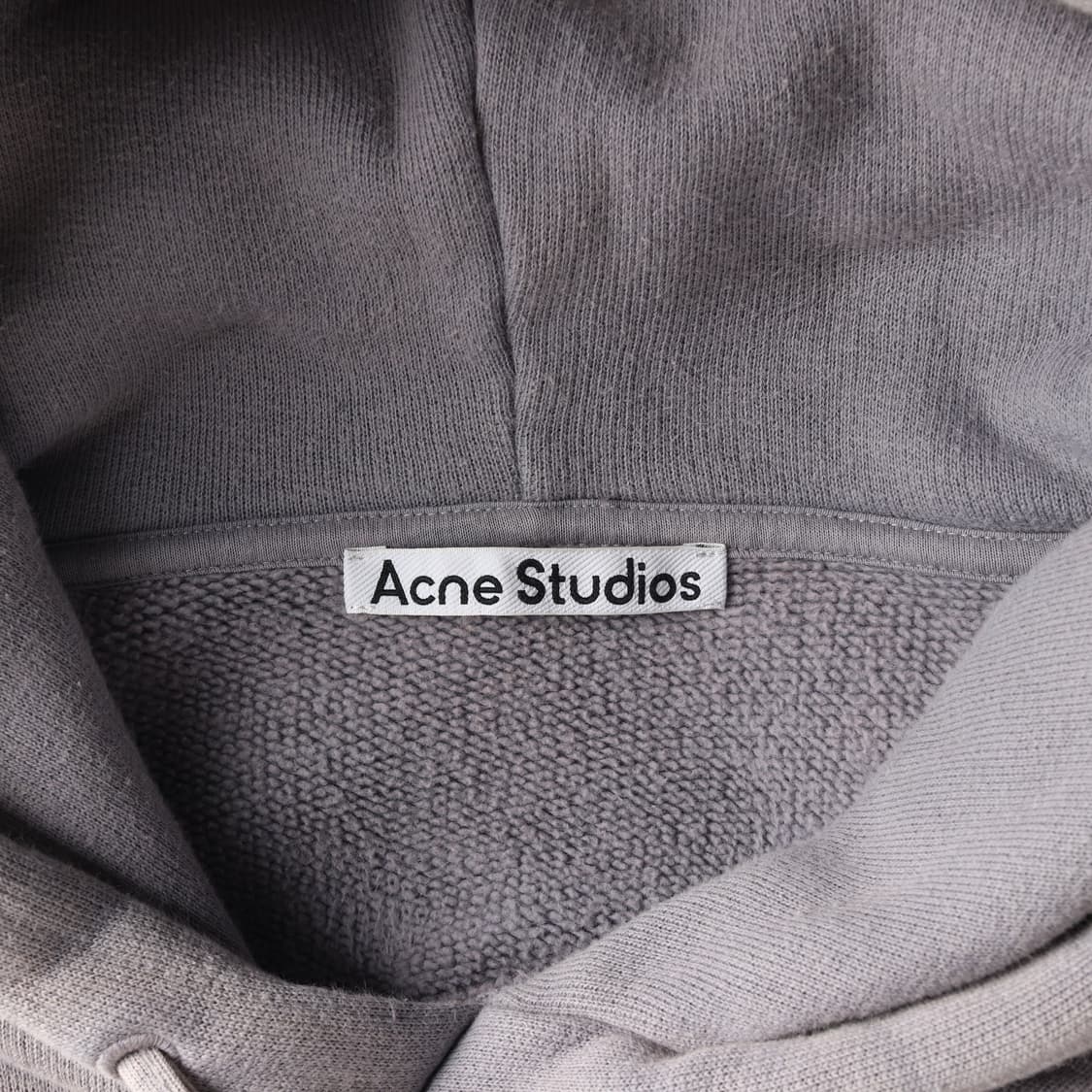 아크네 스튜디오 24FW 후드 스웨터 로고 패치 후드티 더스티퍼플
 상품이미지5