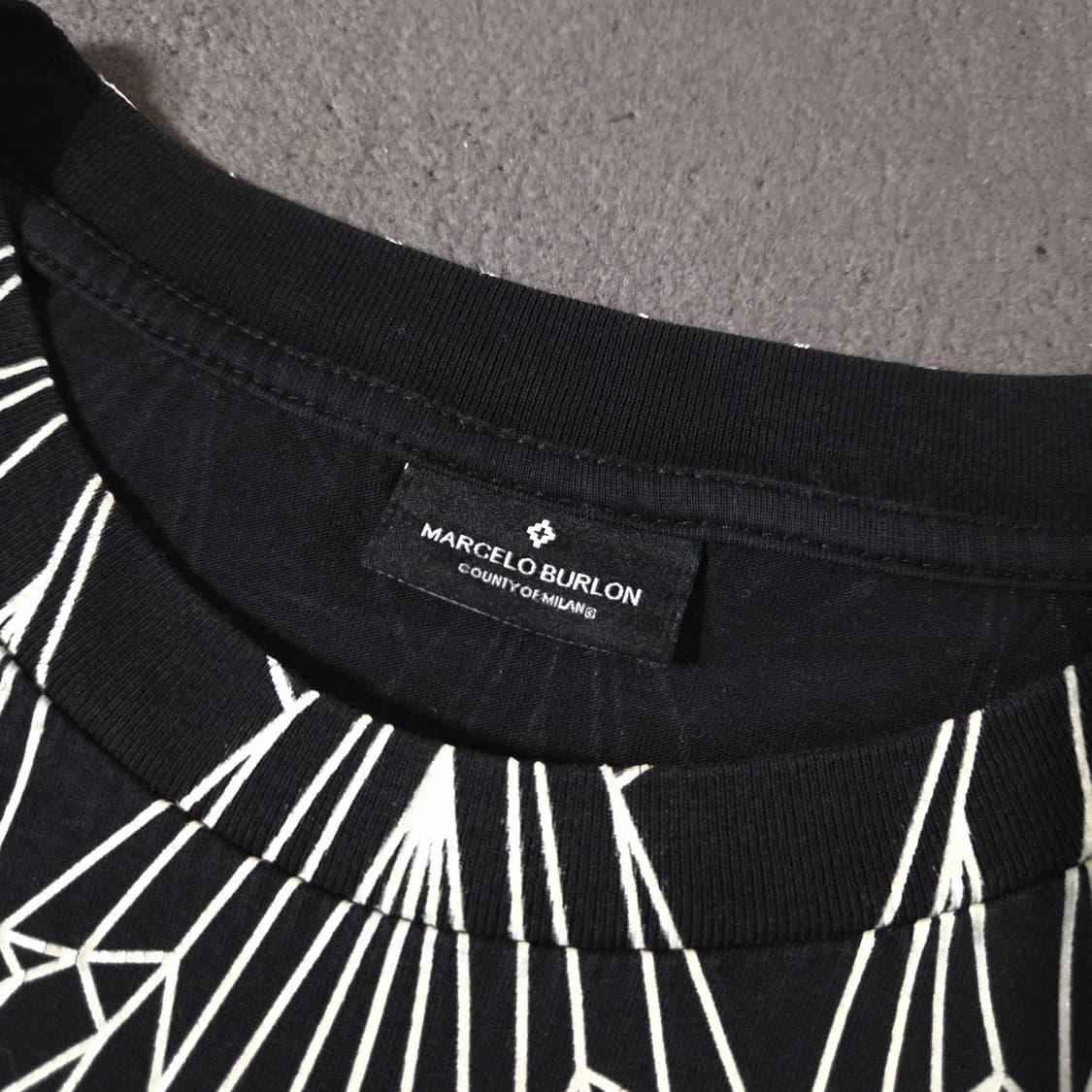 마르셀로불론 반팔 티셔츠 M 블랙 상품이미지3
