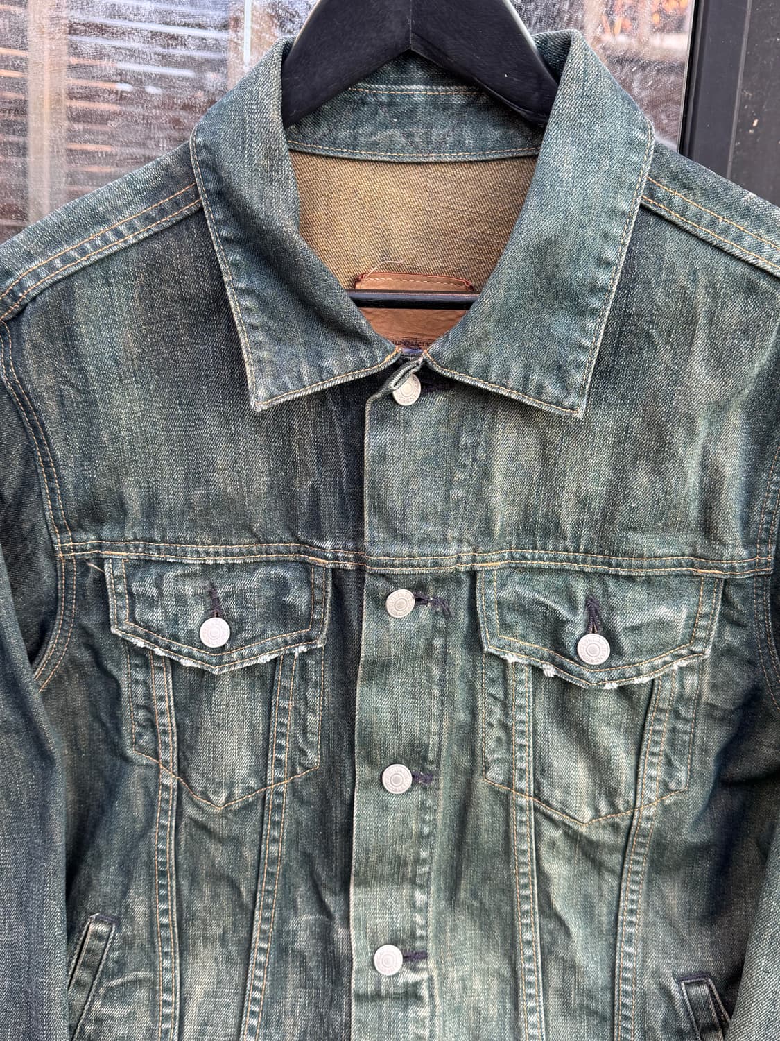 90s Gap 갭 웨스턴 워시드 데님 트러커자켓  상품이미지2