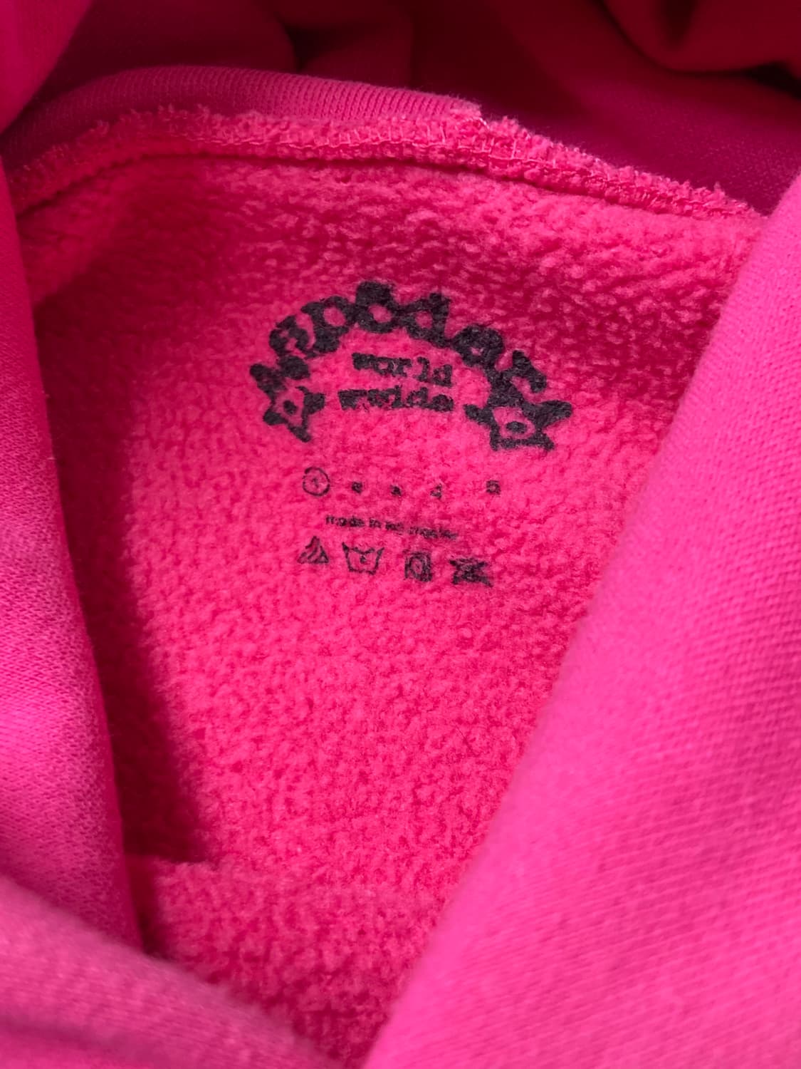 sp5der p*nk 후디 S 상품이미지5