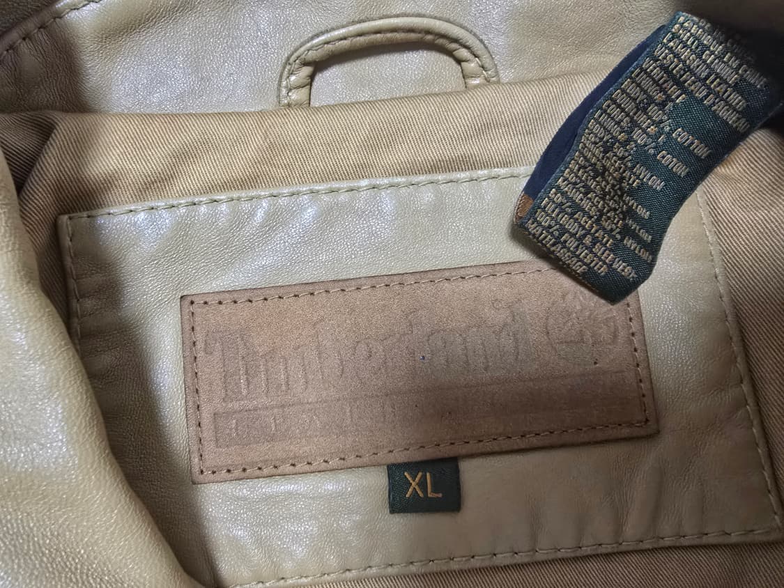 Timberland 램스킨 양가죽 레더자켓 XL 상품이미지5