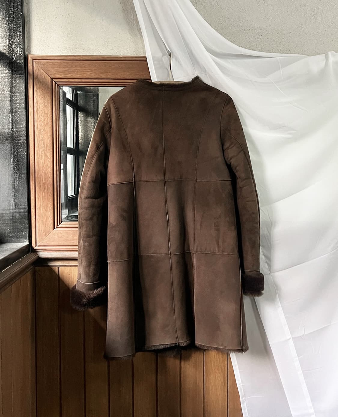 SPICK AND SPAN NOBLE brown suede coat 상품이미지9