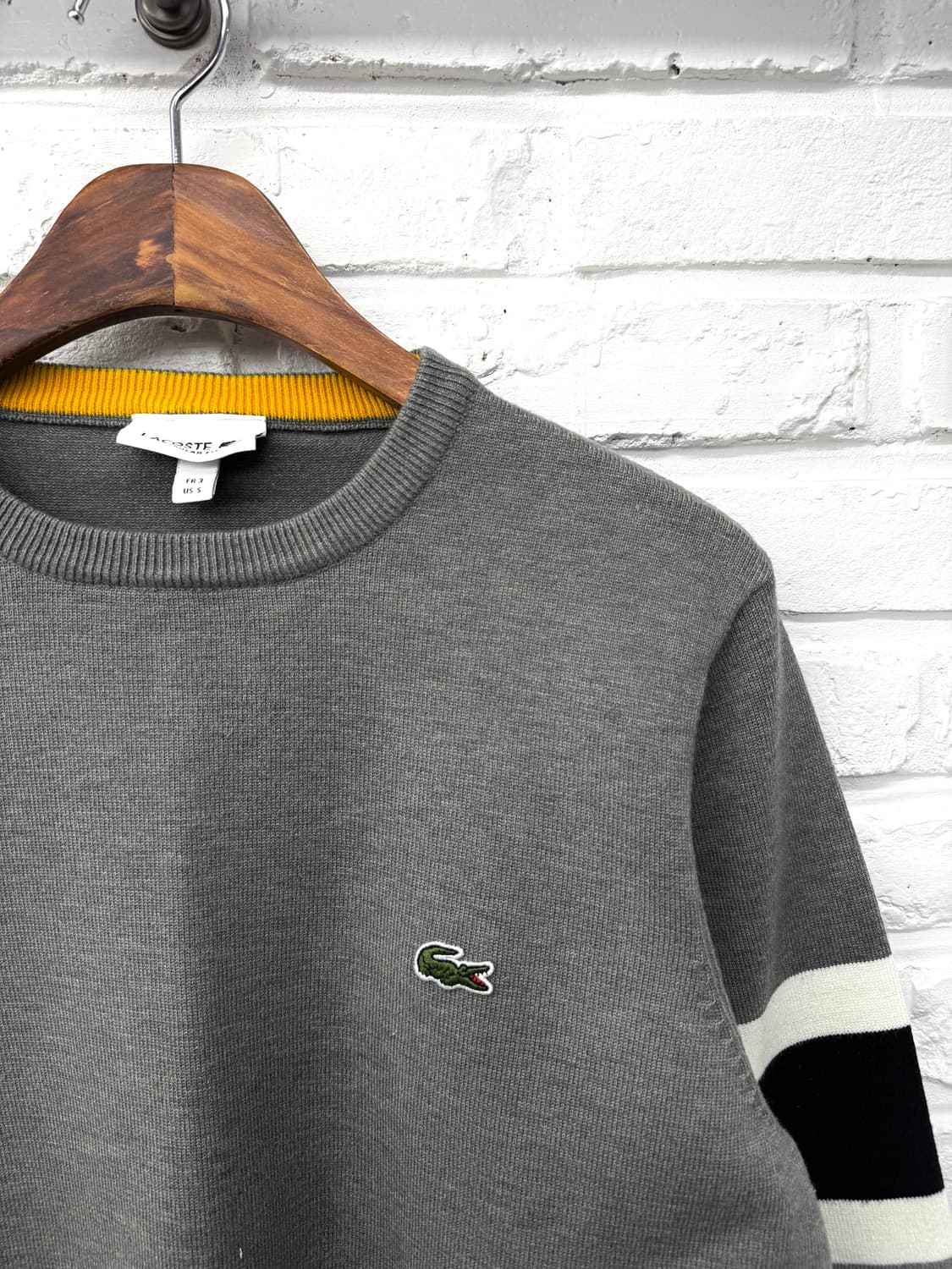 라코스테 그레이 레귤러핏 니트 상품이미지4