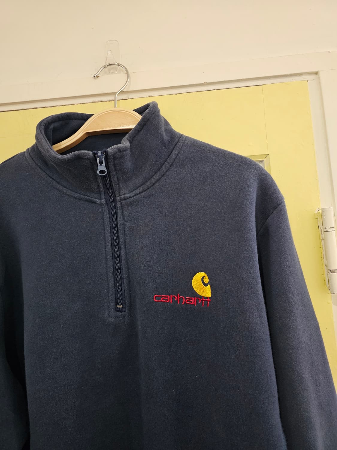Carhartt WIP 네이비 하프집업 스웻셔츠 상품이미지4