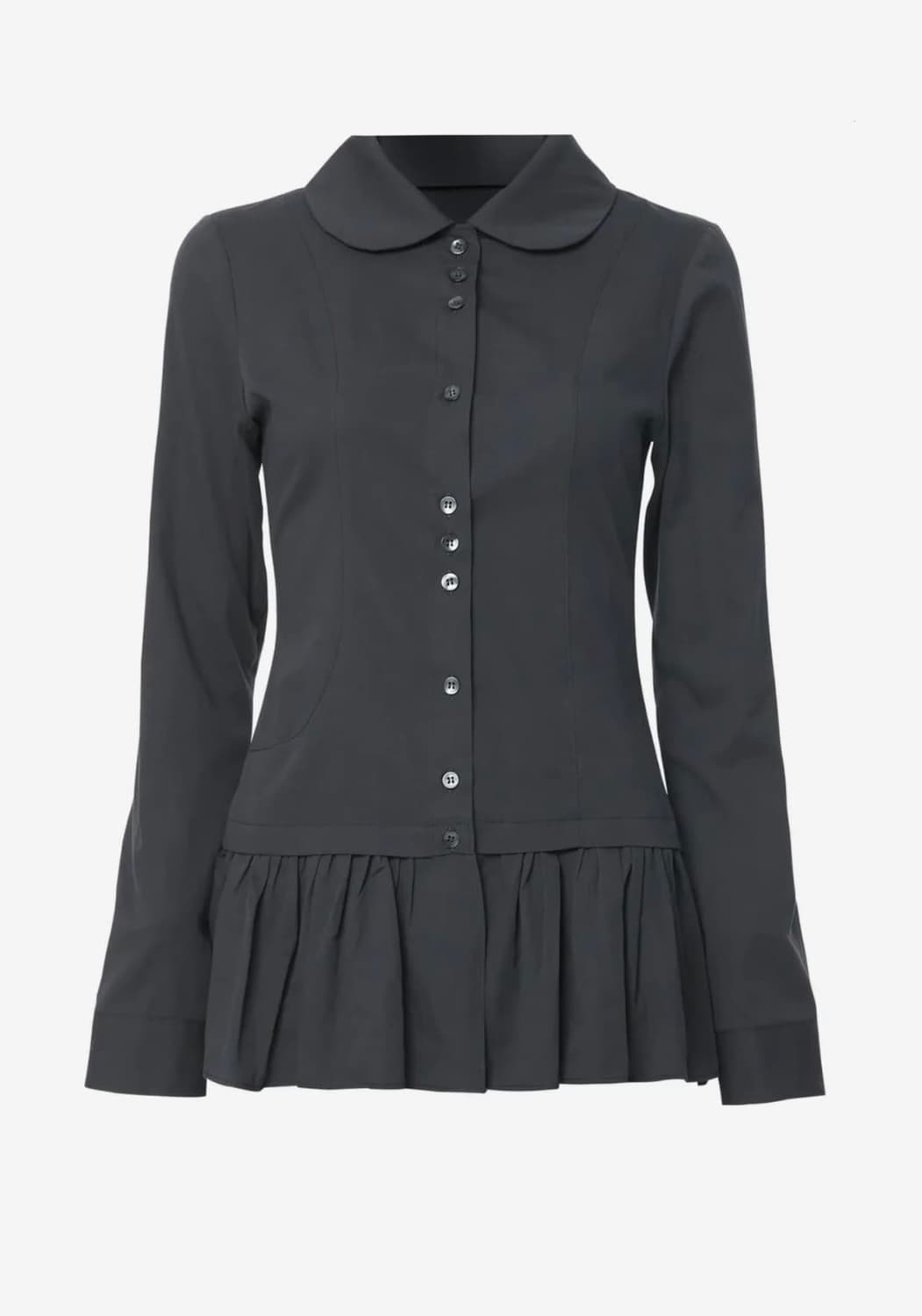 플레어업 Dani Frill Shirts 셔츠치마 차콜 (사이즈 1) 상품이미지1