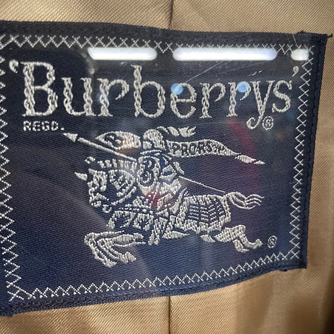 90s 버버리 싱글 브레스티드 울 코트 상품이미지9