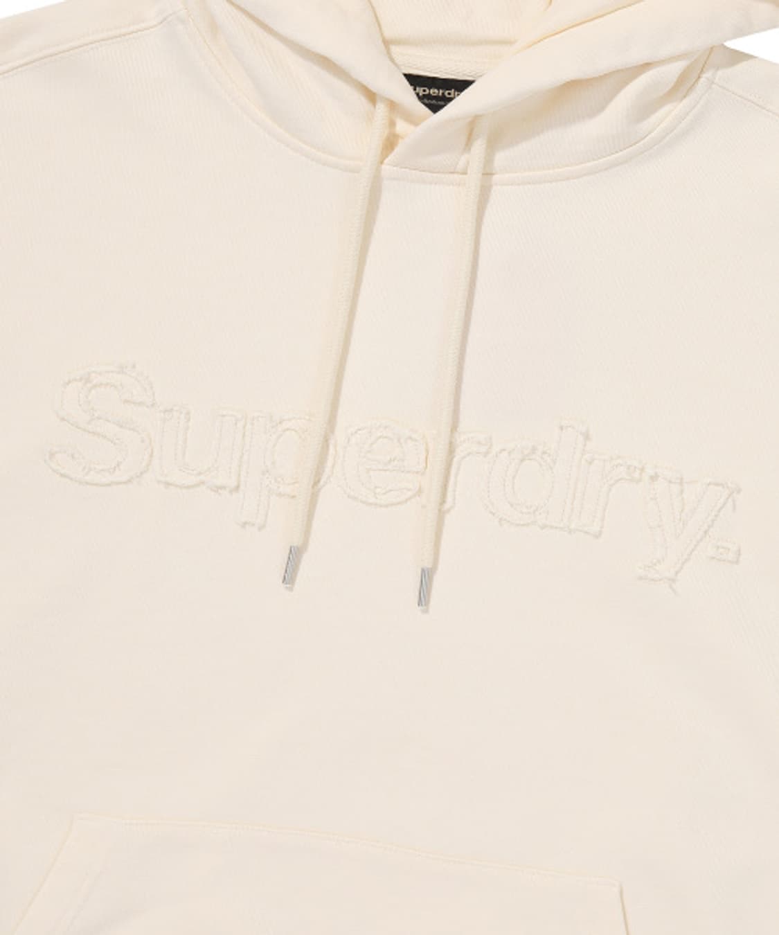 슈퍼드라이 빈티지 워시드 후드 크림 vintage washed 상품이미지3