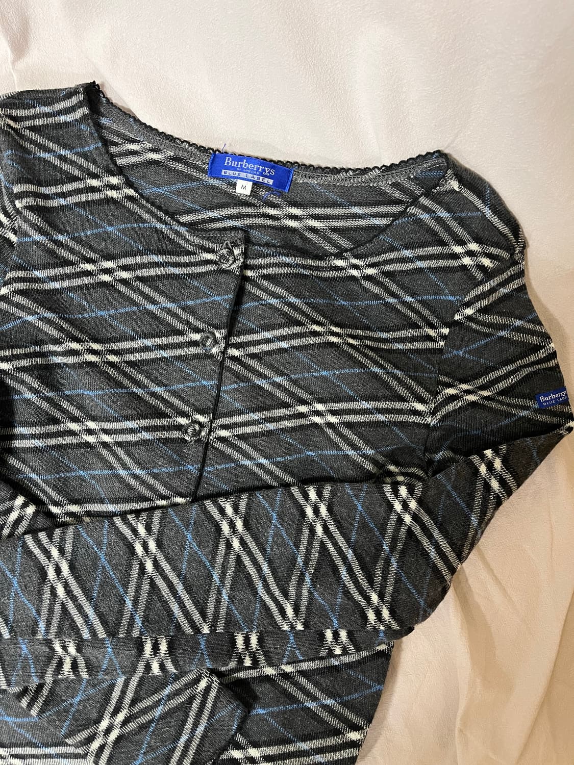 버버리 블루라벨 가디건 M 상품이미지1