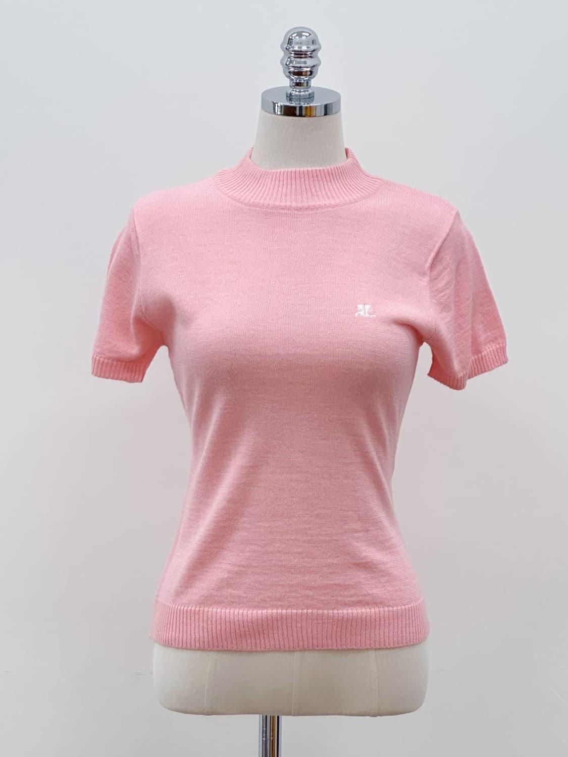 [새상품] courreges / 꾸레쥬 핑크 니트  상품이미지7