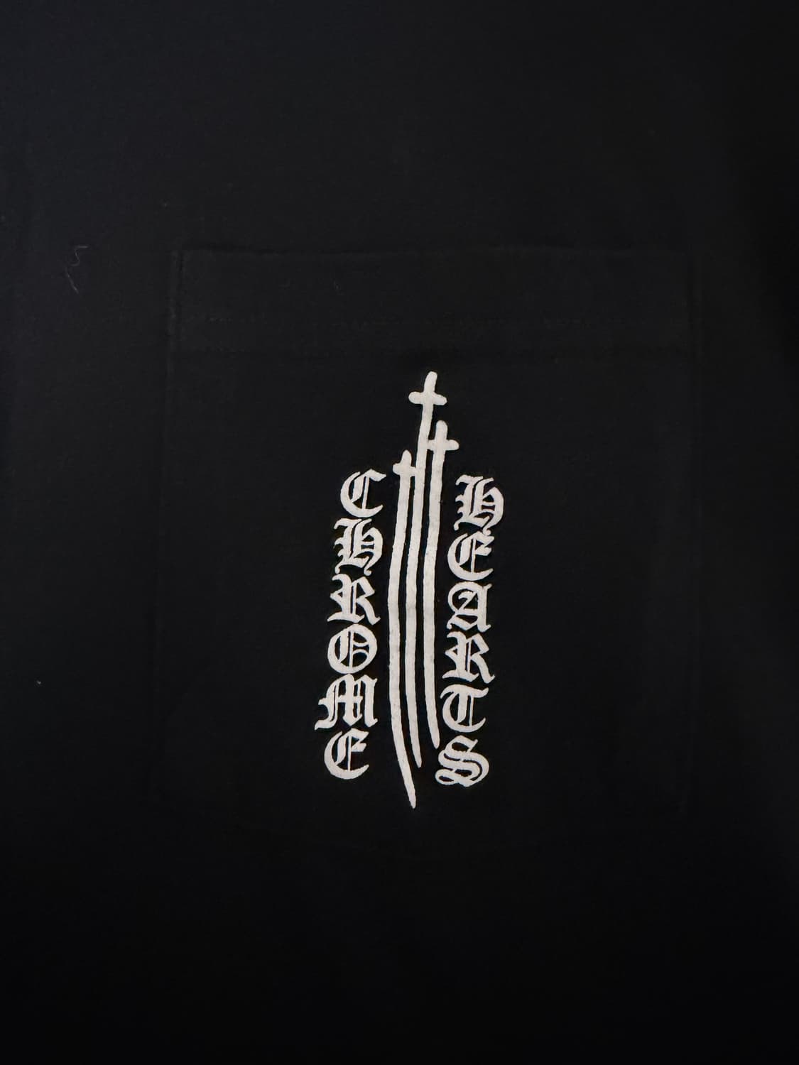 크롬하츠 백 프린팅 십자가 롱슬리브 상품이미지3