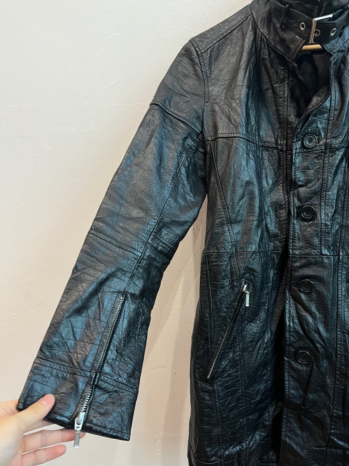 Tornado Mart Goat Skin Coat Jacket (M) 상품이미지3