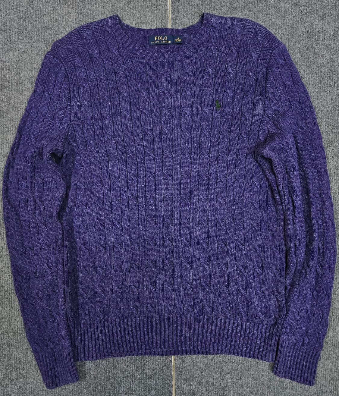 폴로 랄프로렌 실크 케이블 라운드 니트 급처 상품이미지1
