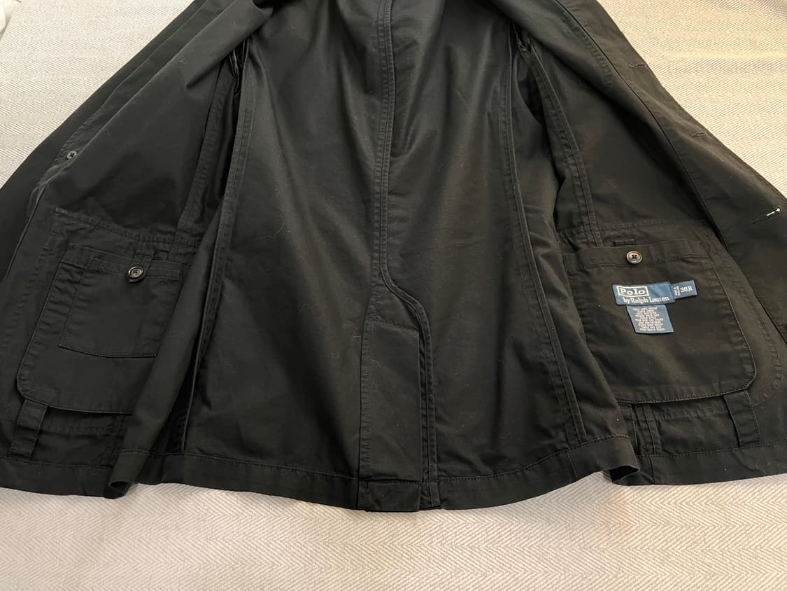 폴로 랄프로렌 블랙 코튼 블레이져 자켓 95-100사이즈 상품이미지8