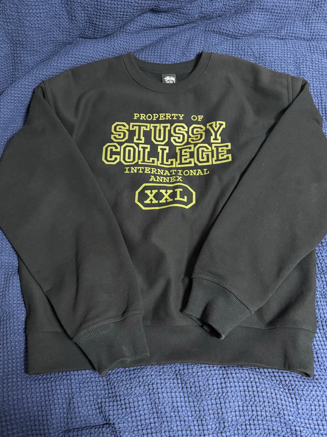 스투시 프로퍼티 오브 크루 맨투맨 블랙 XL 상품이미지2