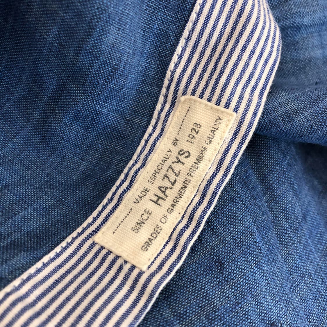 HAZZYS 헤지스 자수로고 린넨셔츠 100 상품이미지6