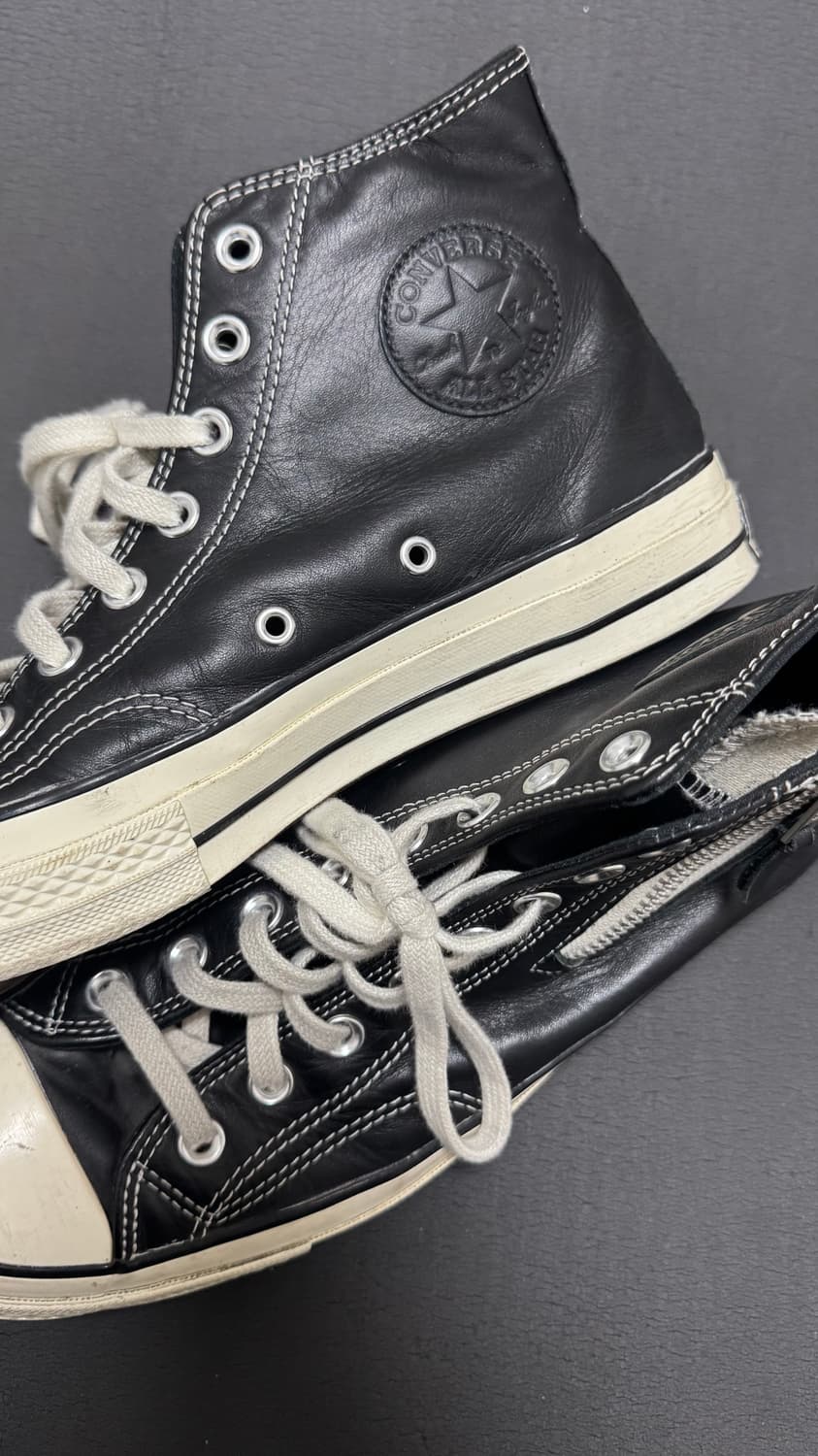 컨버스 척70 지퍼 레더 하이탑 270 상품이미지5
