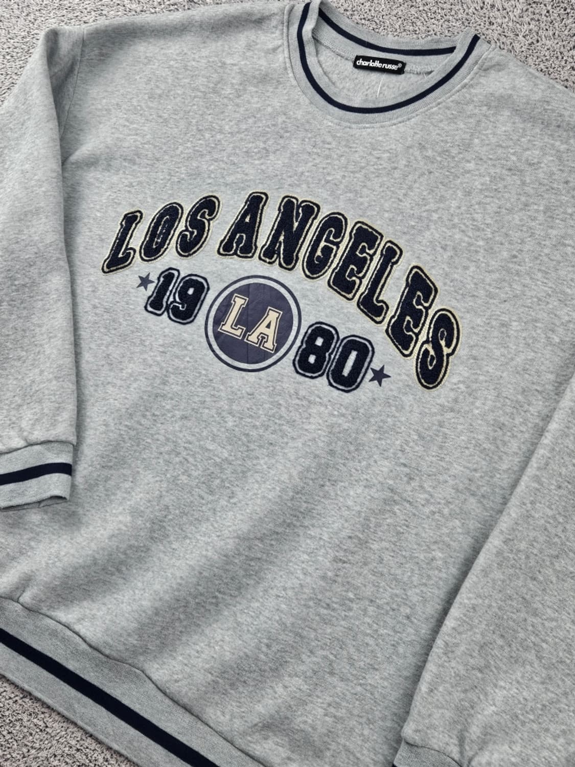 샤를로트 루스 로스앤젤레스 맨투맨 스웻 셔츠 (2XL추정) / 11100 상품이미지6
