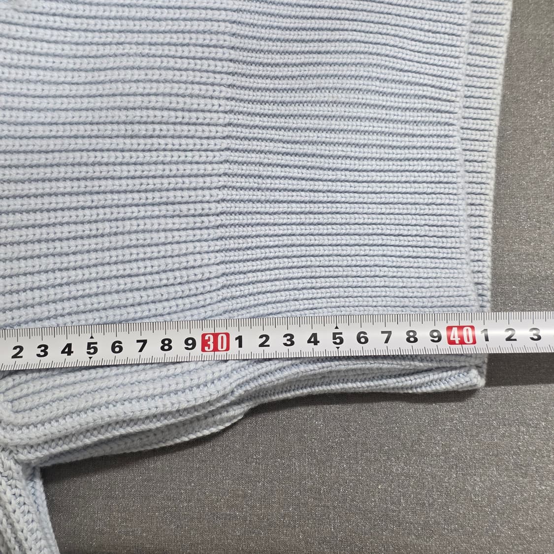 36) 자크뮈스 라 마이유 리소울 더블 칼라 스웨터 라이트블루 상품이미지9