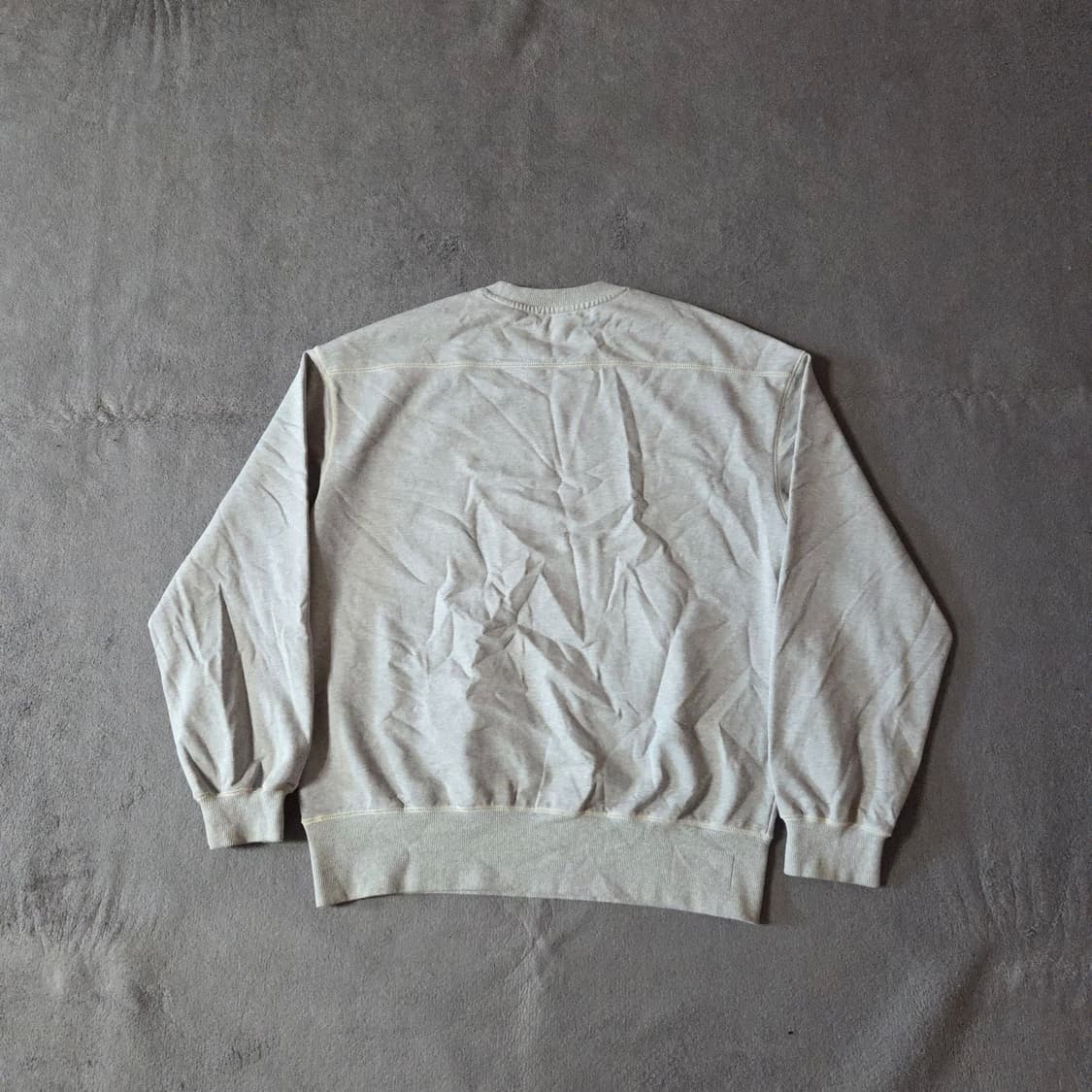 러프사이드 오버사이즈 스웻셔츠 맨투맨 3 멜란지그레이 상품이미지4