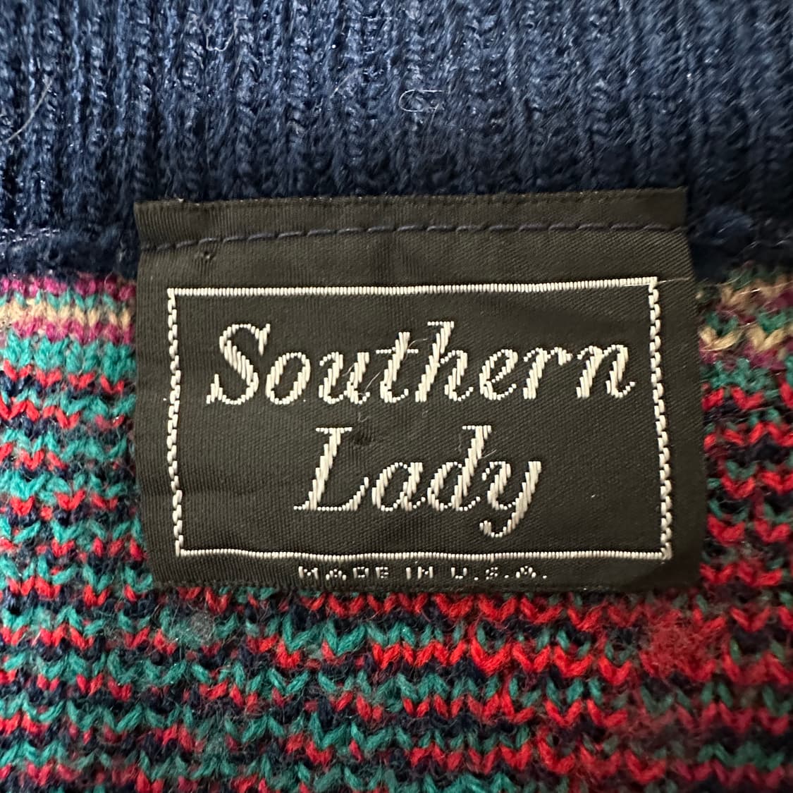 VINTAGE usa made knit sweater 상품이미지5