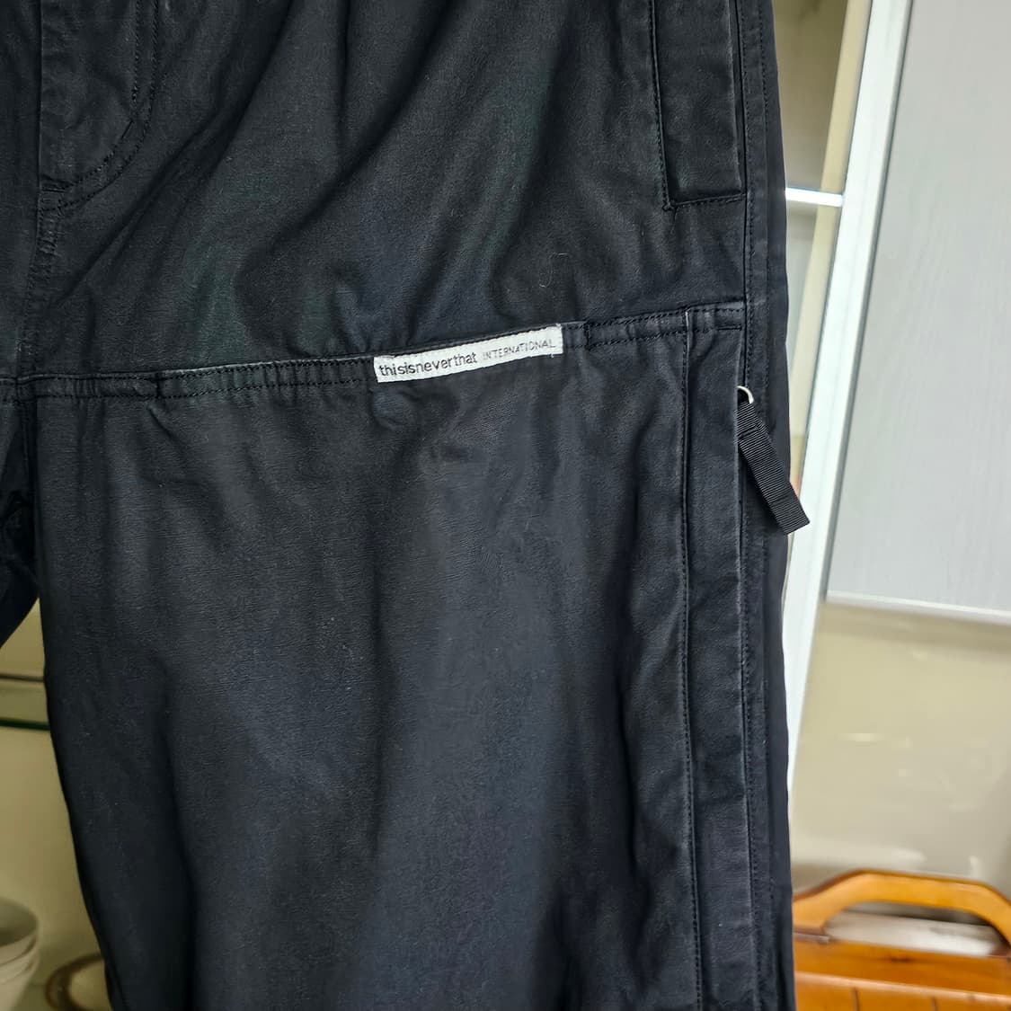 32인치 남성 디스이즈네버댓 카고 조거 팬츠 블랙 L 상품이미지2